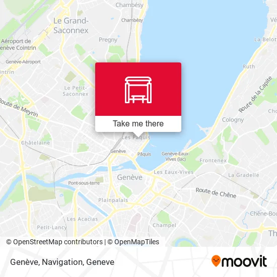 Genève, Navigation plan