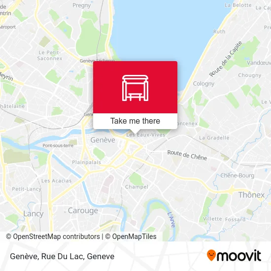 Genève, Rue Du Lac map