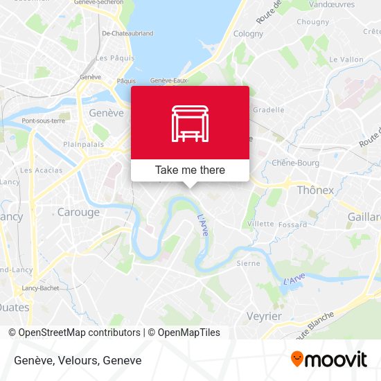 Genève, Velours map