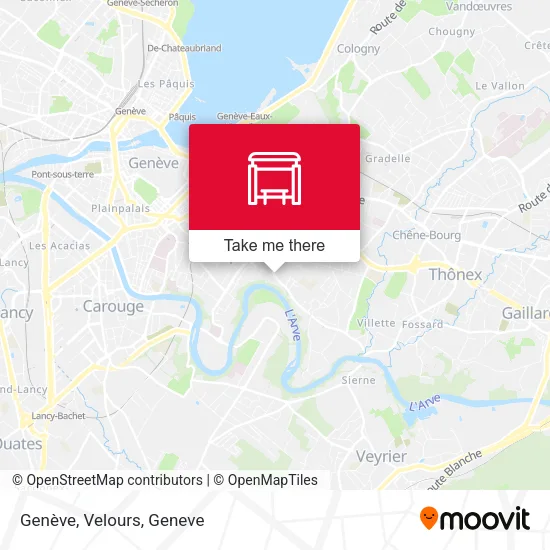 Genève, Velours map
