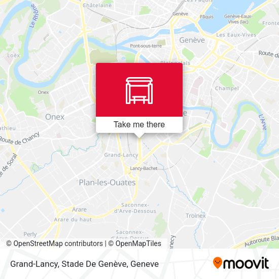 Grand-Lancy, Stade De Genève map
