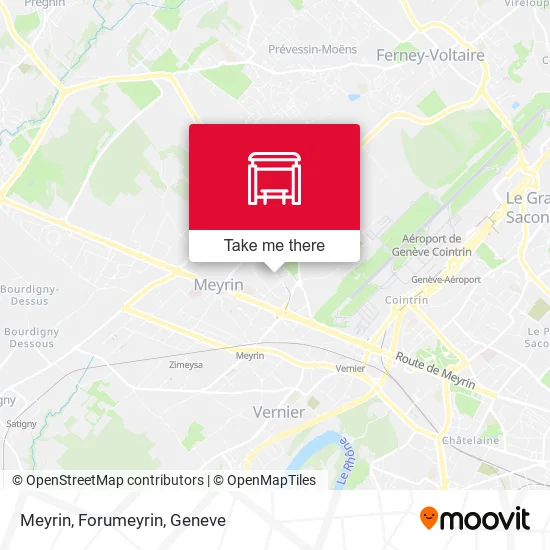 Meyrin, Forumeyrin map