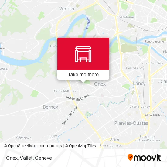 Onex, Vallet map