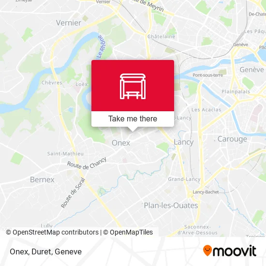 Onex, Duret map
