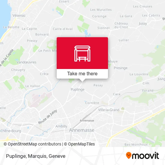Puplinge, Marquis map