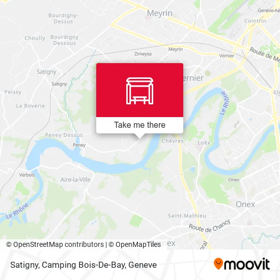 Satigny, Camping Bois-De-Bay plan