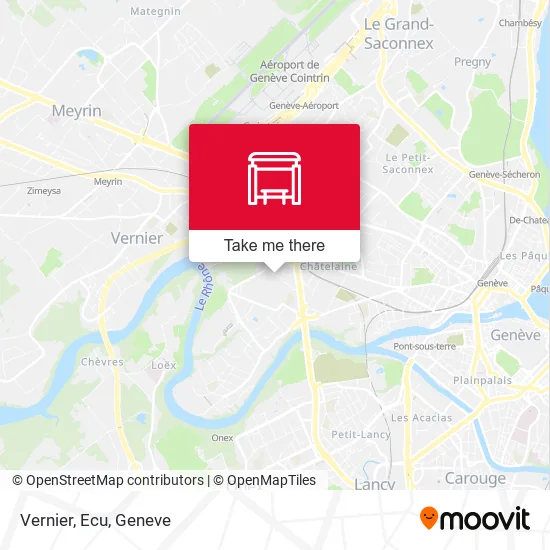 Vernier, Ecu map