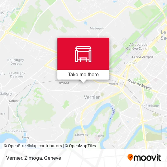 Vernier, Zimoga map