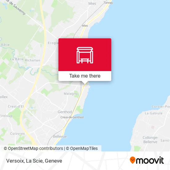 Versoix, La Scie map