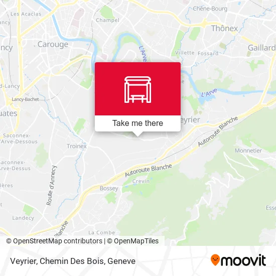 Veyrier, Chemin Des Bois map