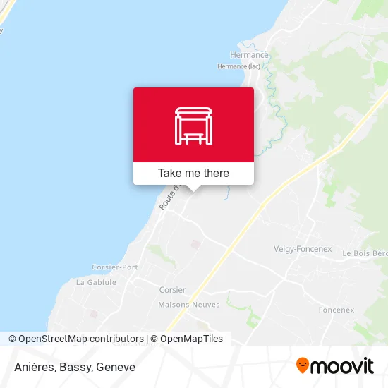 Anières, Bassy map