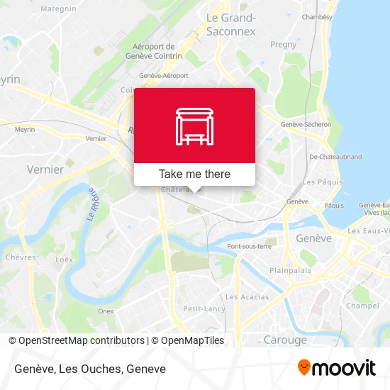 Genève, Les Ouches map