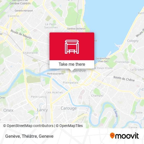 Genève, Théâtre map