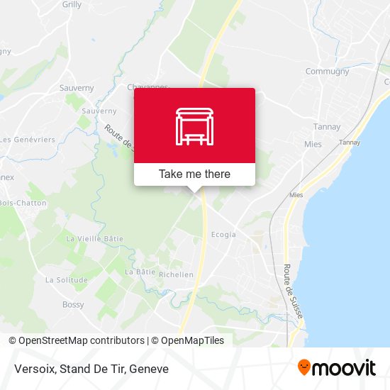 Versoix, Stand De Tir map