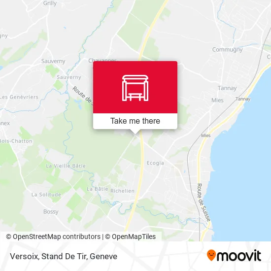 Versoix, Stand De Tir map