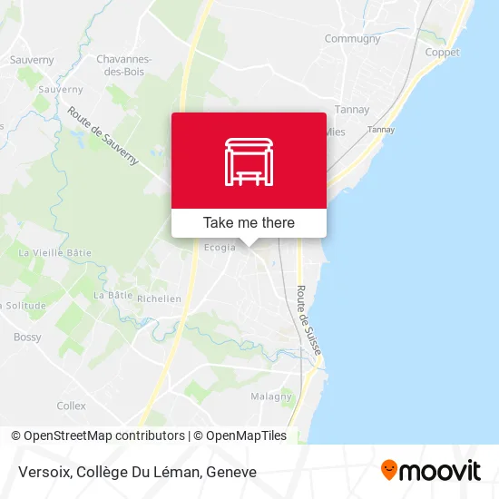 Versoix, Collège Du Léman map