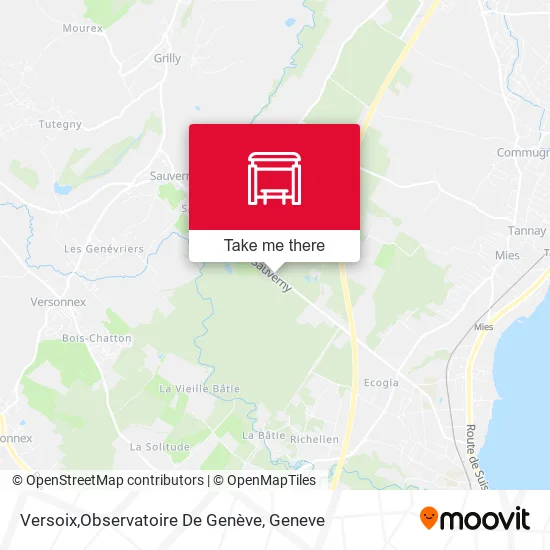 Versoix,Observatoire De Genève map