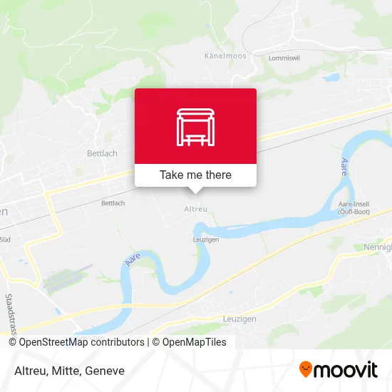 Altreu, Mitte map