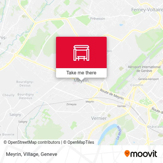 Meyrin, Village map