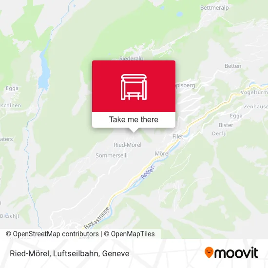 Ried-Mörel, Luftseilbahn map
