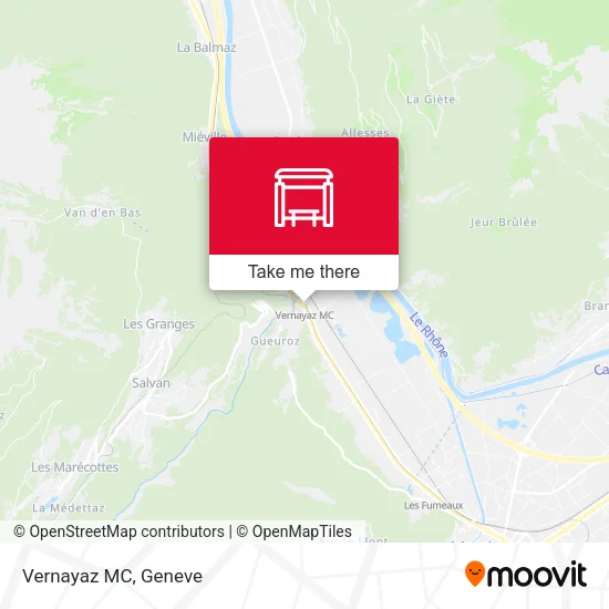 Vernayaz MC map