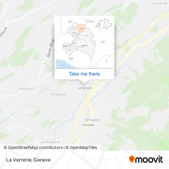 La Verrerie plan