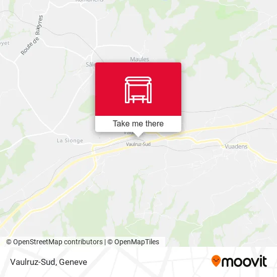 Vaulruz-Sud map