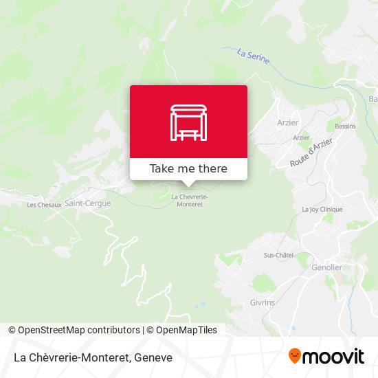 La Chèvrerie-Monteret map