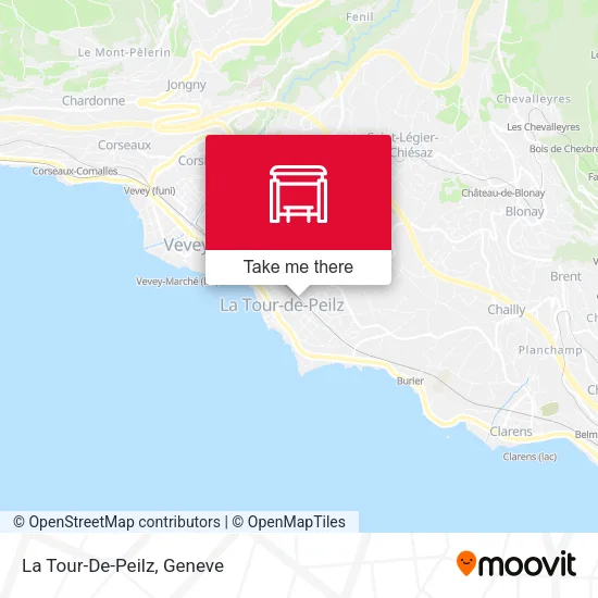 La Tour-De-Peilz map