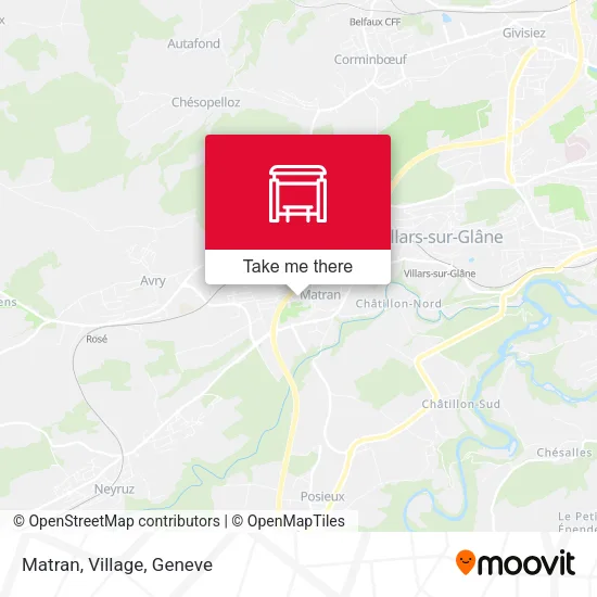 Matran, Village plan
