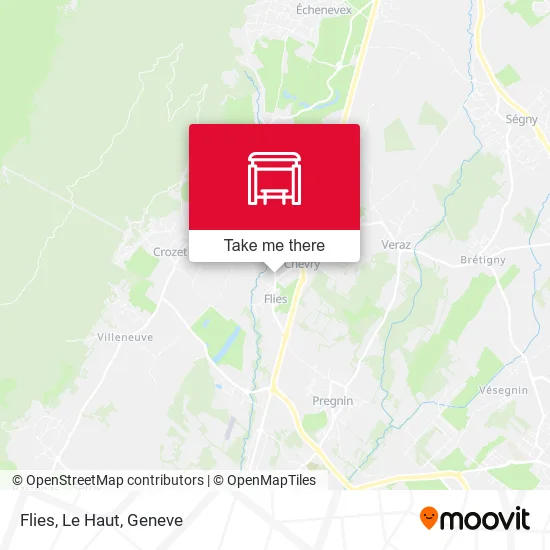 Flies, Le Haut map
