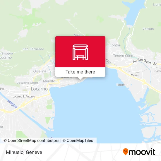 Minusio map