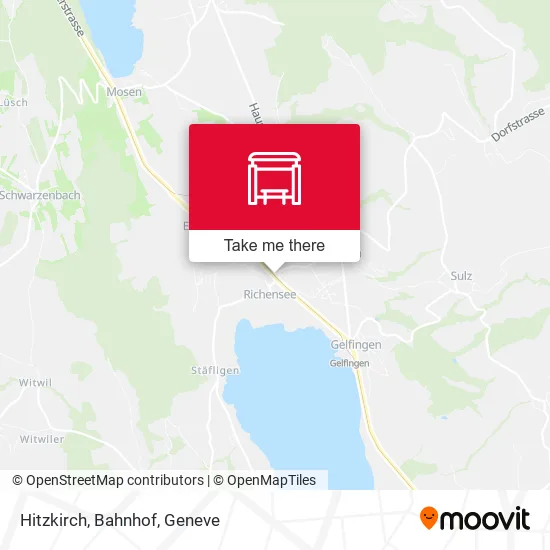 Hitzkirch, Bahnhof map