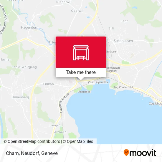 Cham, Neudorf map