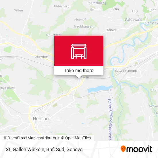 St. Gallen Winkeln, Bhf. Süd map