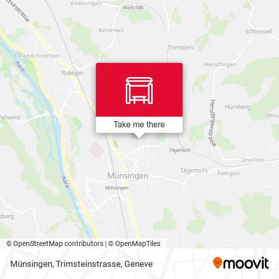 Münsingen, Trimsteinstrasse map