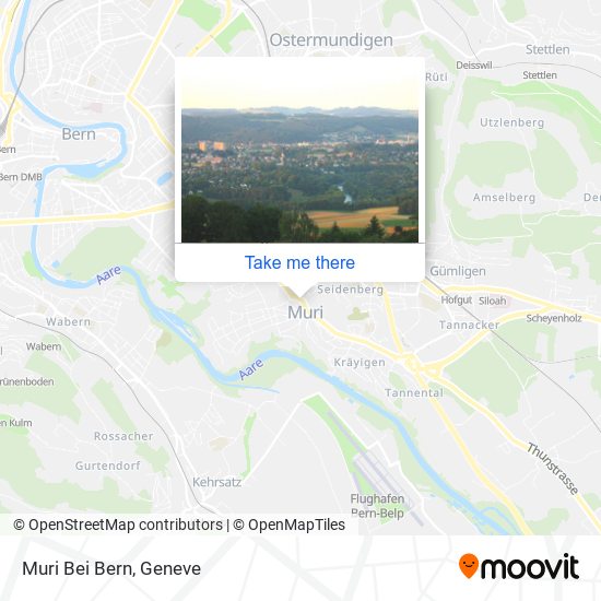 Muri Bei Bern map