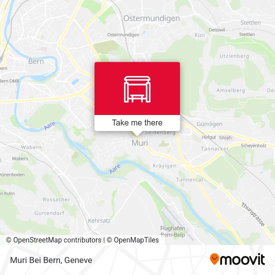 Muri Bei Bern map