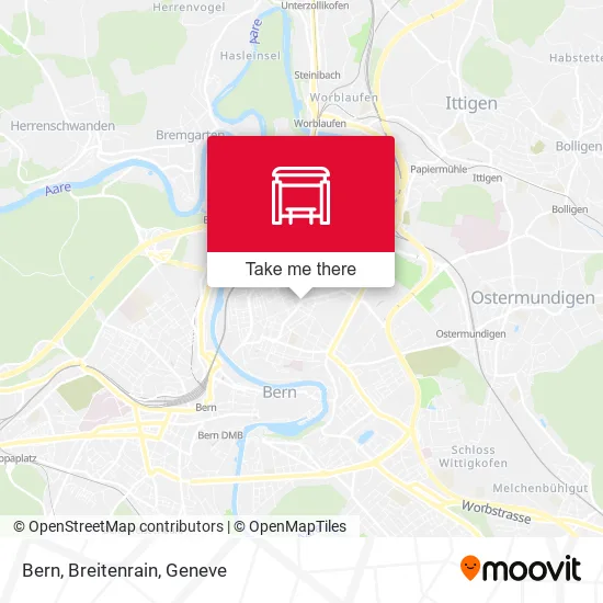 Bern, Breitenrain map