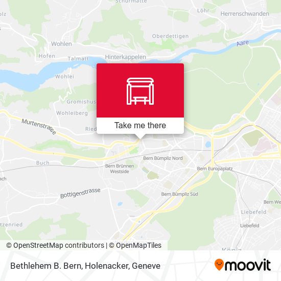 Bethlehem B. Bern, Holenacker map