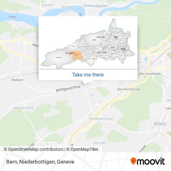 Bern, Niederbottigen map