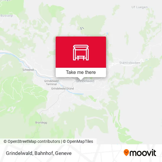 Grindelwald, Bahnhof plan