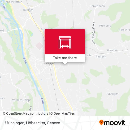 Münsingen, Höheacker map