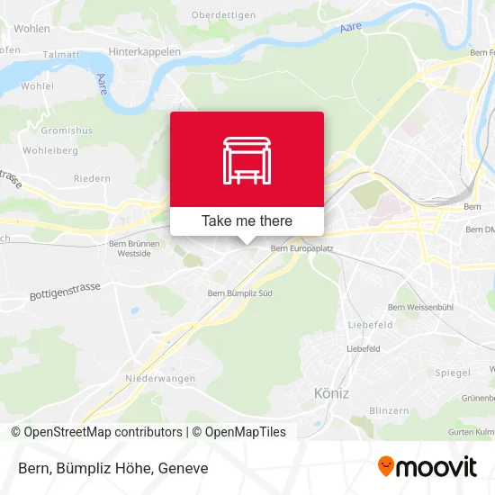 Bern, Bümpliz Höhe map