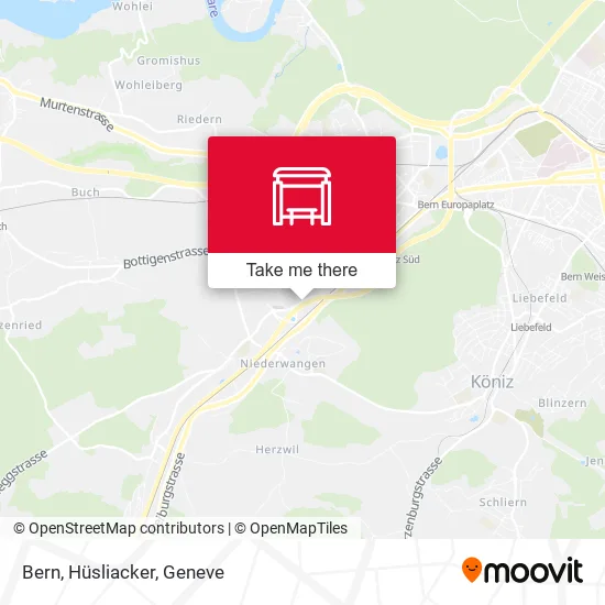 Bern, Hüsliacker plan