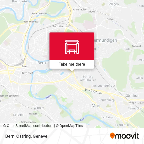 Bern, Ostring map