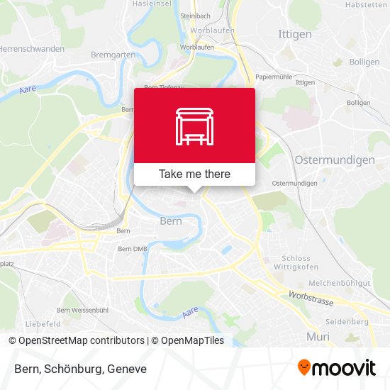 Bern, Schönburg map