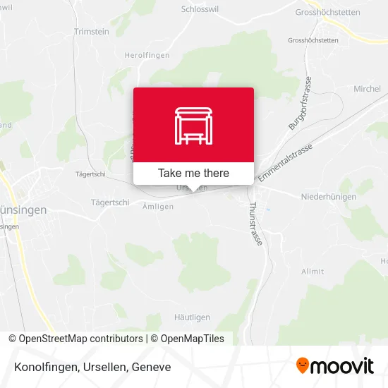 Konolfingen, Ursellen map