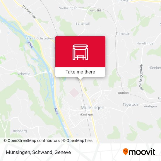 Münsingen, Schwand map