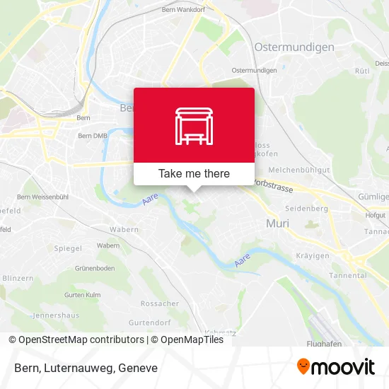 Bern, Luternauweg map